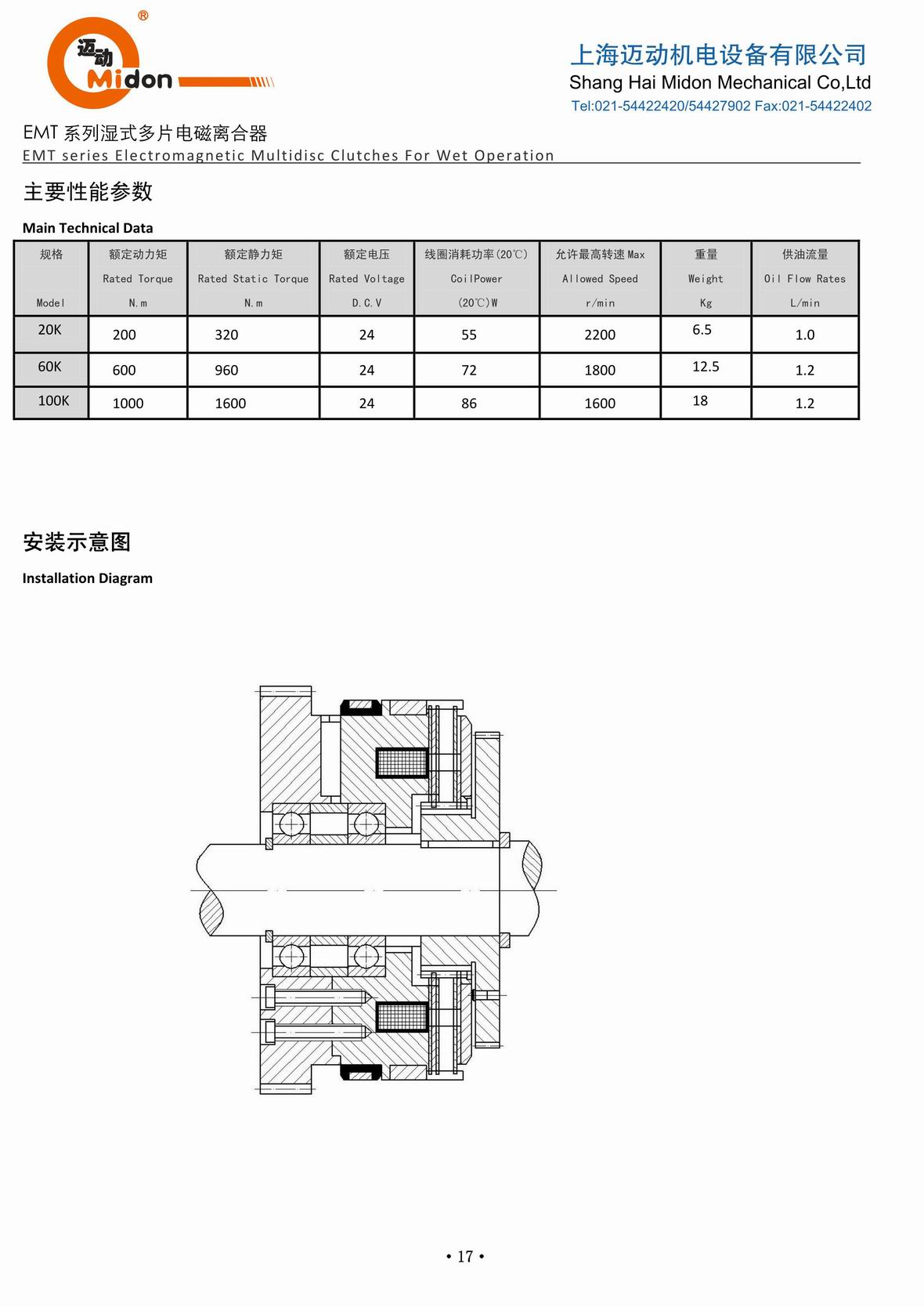 邁動離合器 - EMT 濕式多片電磁離合器IMG.jpg